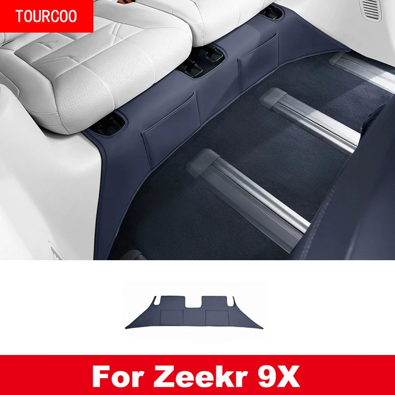 

Для Zeekr 9X 2025 2026 третье сиденье, нижний защитный коврик, кожаное сиденье, защита от грязи, аксессуары для ударов