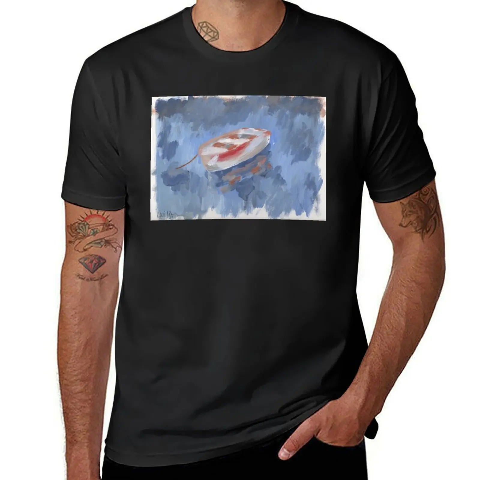 Lonely boat in the water... T-Shirt Aesthetic clothing tees clothes for men