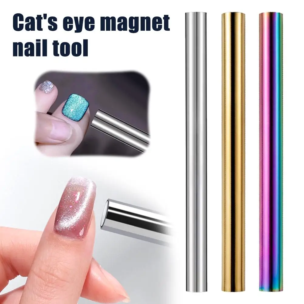 Multifunctional Strong Cat's Eye Magnet Stick Double-head Strong Eye Manicure 3D Nail Tool Tools Magnet Cat Nails DIY Q2P1