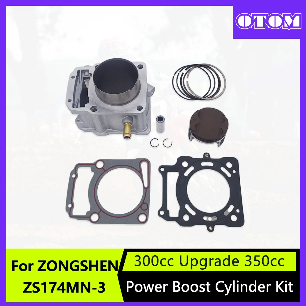 

Комплект цилиндров для мотоцикла zongshen CBS300 ZS174MN-3 kews K16 K23 up 177MN, мотор с повышением мощности 300cc, модификация 350cc