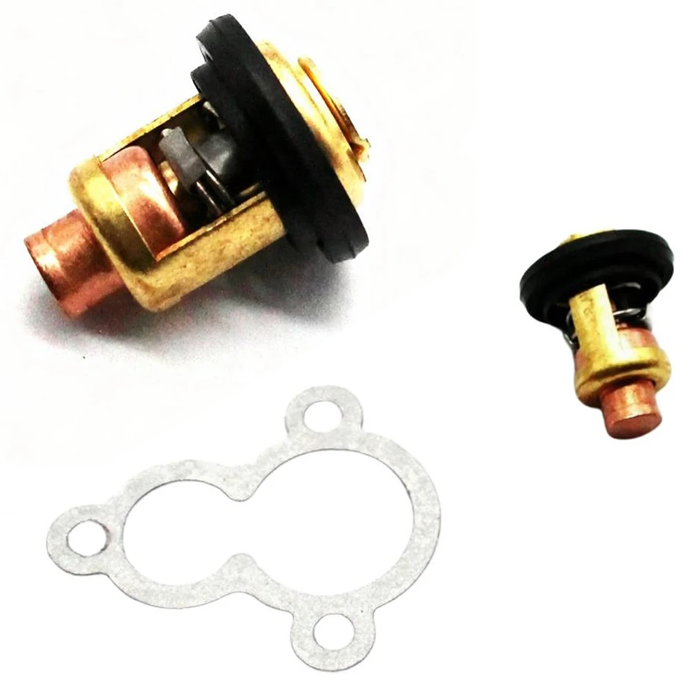 Thermostat Gasket Set 60C Thermostat For Engine Maintenance Metal Construction High Durability Efficient Cooling