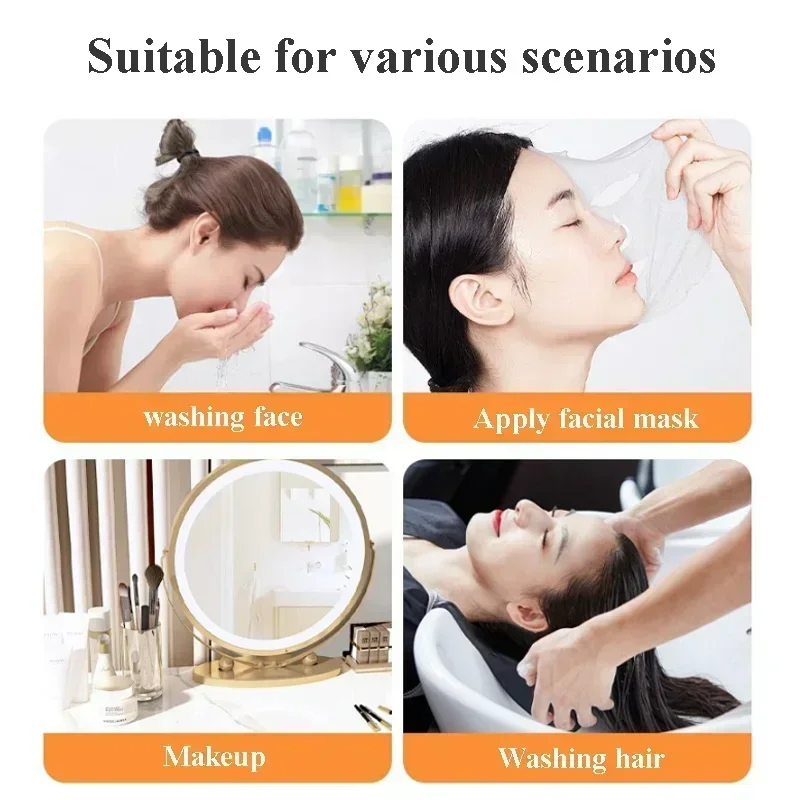 Facial Care Set Deep Cleaning and Gentle Exfoliating SPA Mask Deep Pore Exfoliation Soft Plush Hair Band and Wrist Washing Brush