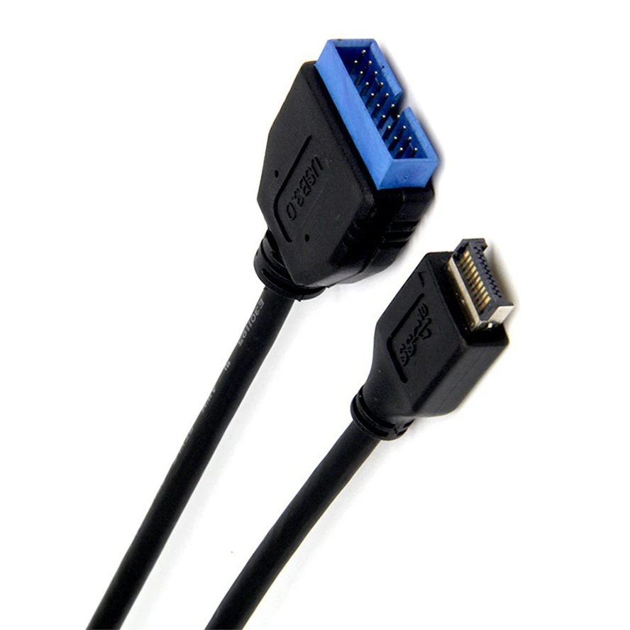 

USB 3.1 Type-E Male to IDC 20P Male Adapter Cable 20Pin Extension Cable for Computer Motherboard 20cm