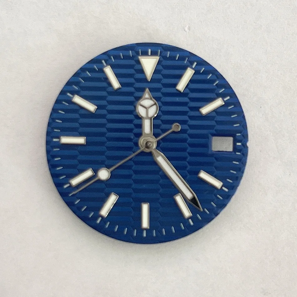 28.5MM Watch Dial+Needle Green Luminous Face Hands For NH35/ NH36/4R/7S Movement Watch Accessories Repair Tools Seiko Parts