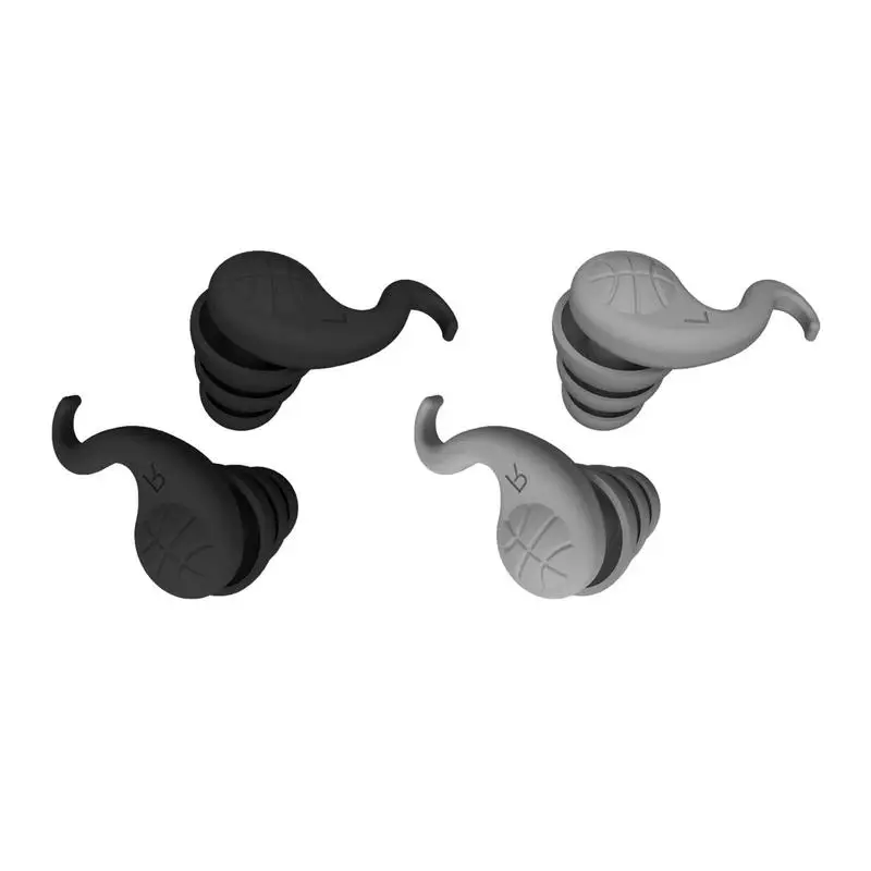 2 PCS Ear Plugs for Sleeping Noise Cancelling Reusable Silicone Earplugs Waterproof Noise Reduction for Sleeping Swimming