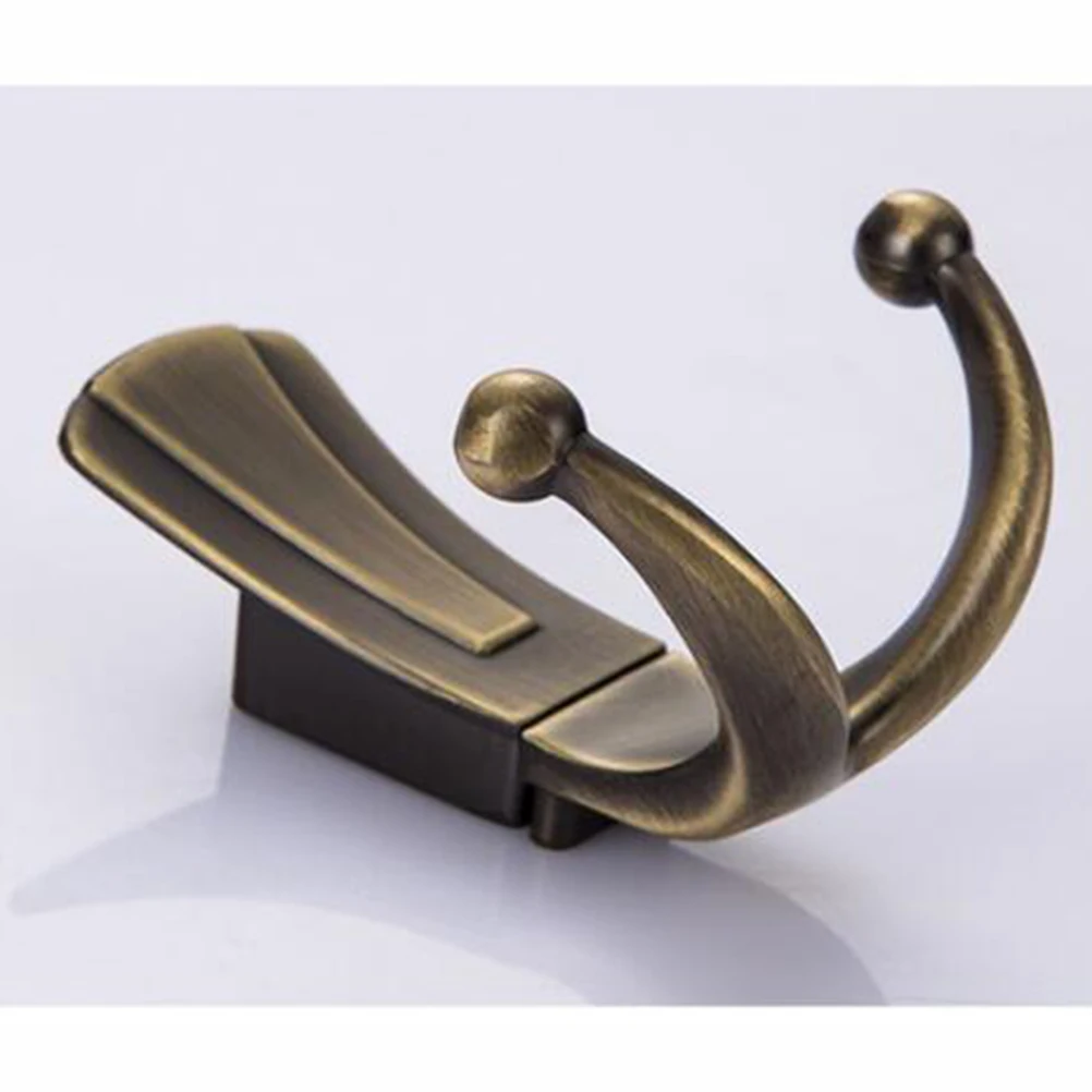 

Double Groove Coat Hook Wall Mounted Rack Bathroom Towels Hanger Clothes Hook Garment Rack Aluminium Durable Modern Easy