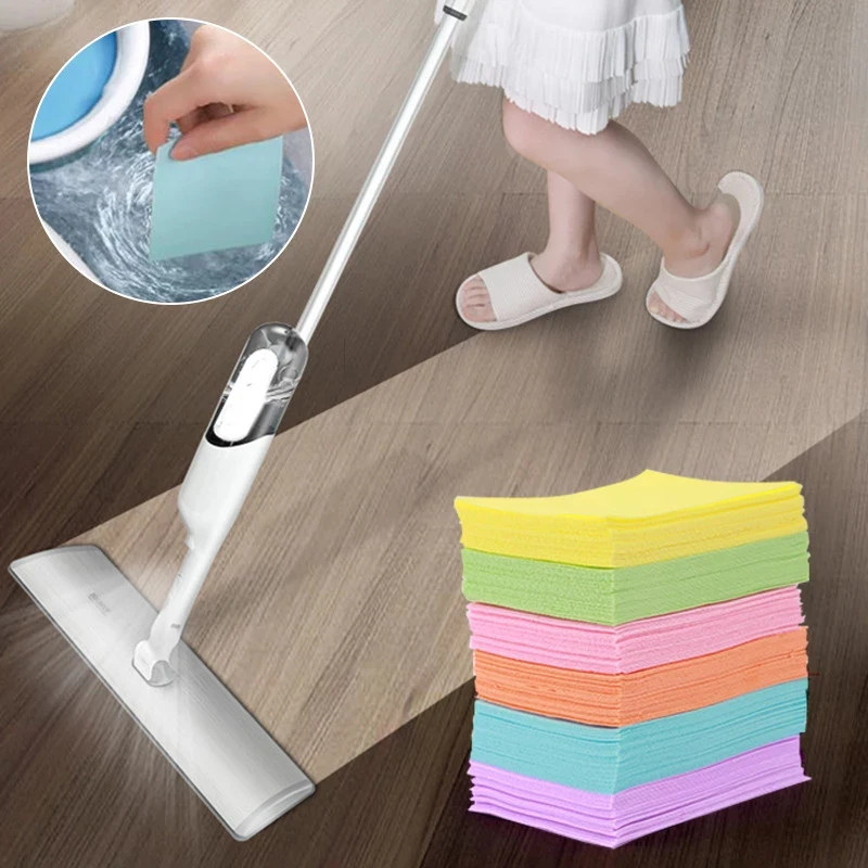 30Pcs Floor Cleaner Sheet Toilet Floor Cleaning Sheets Mopping The Floor Bathroom Cleaner Toilet Deodorant Tool Household Clean