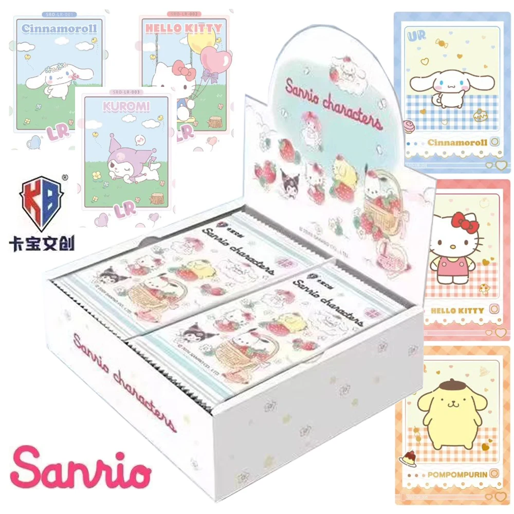 

Genuine Sanrio Card For Children Kuromi Cinnamoroll Pochacco Cute And Funny Cartoon Limited Game Collection Card Christmas Gifts