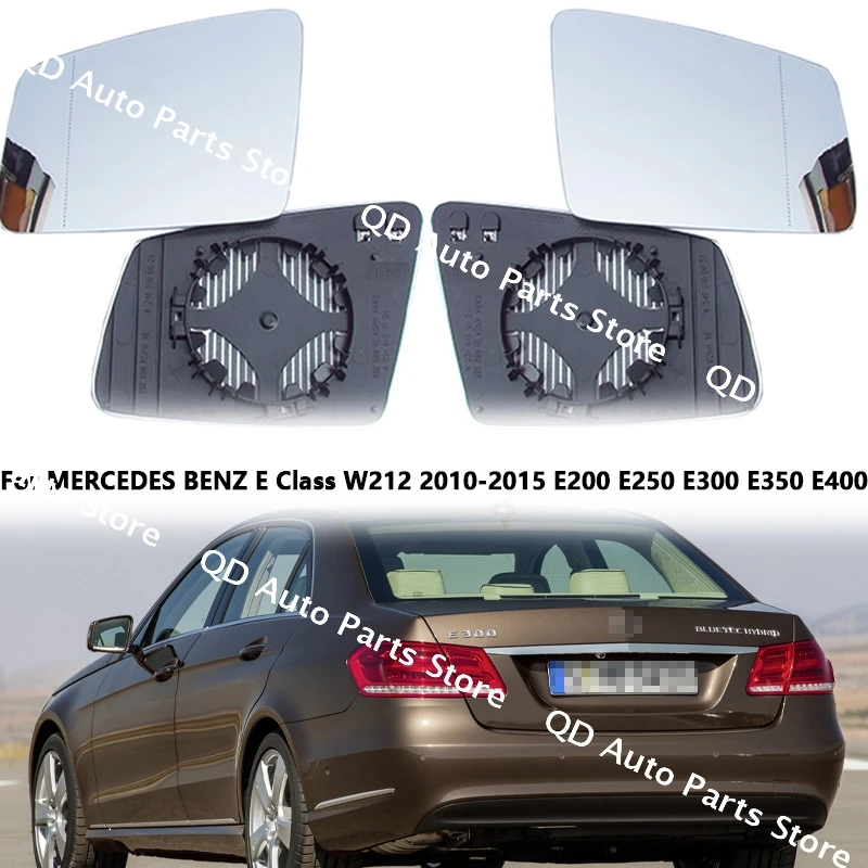 

For MERCEDES BENZ A B C E S CLA CLS GLA GLK W117 W176 W204 W207 W212 W221 W246 Car RearView Mirror Glass Lens With Heating