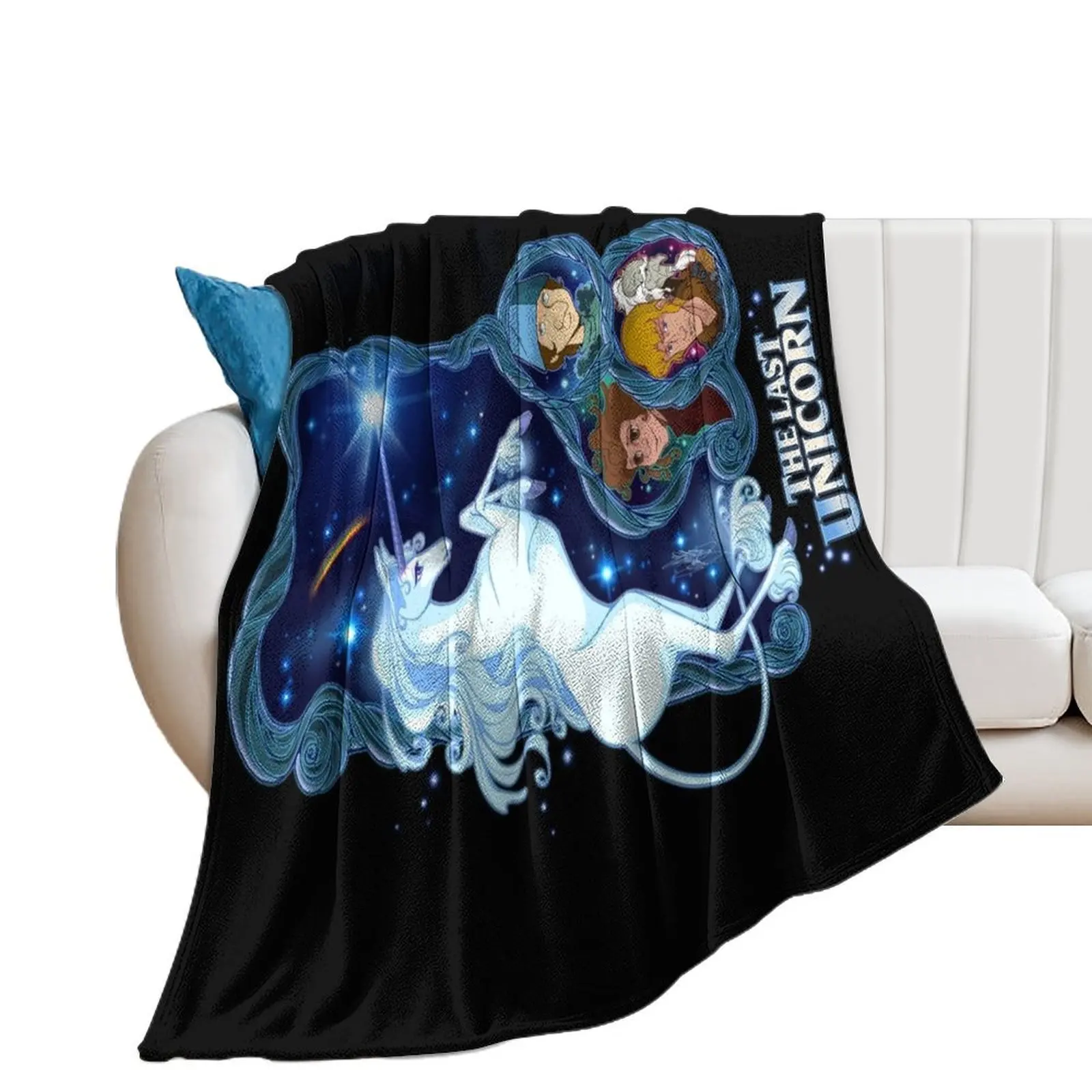 

The last Unicorn Throw Blanket Blankets For Bed Summer christmas decoration Single Blankets