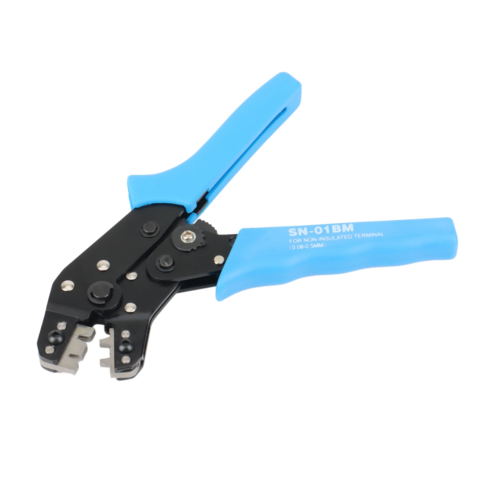 

SN-01BM Terminal Crimping Pliers Multi-Purpose Crimping Pliers for Terminal Crimping Ratchet Press-Insertion SpringJAS