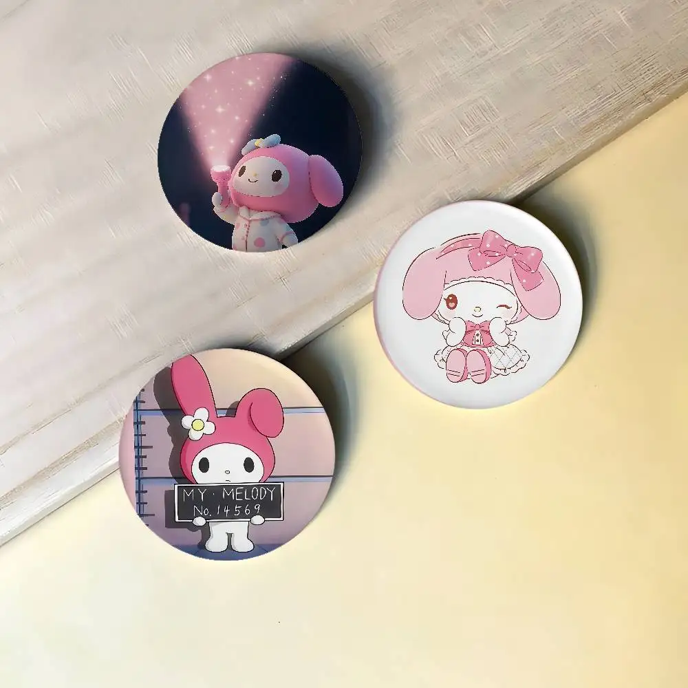 My-cute-melordys-w Badges Peripheral Lapel Pins Tinplate Round Brooch For Shoulder Bag Accessories Souvenir Gifts