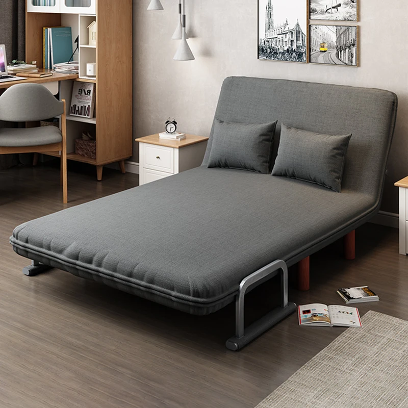 Double Folding Sofa Bed Living Room Lazy Sofas Multifunctional Foldable Sofa Beds Retractable Daybed Comfortable Furnitures