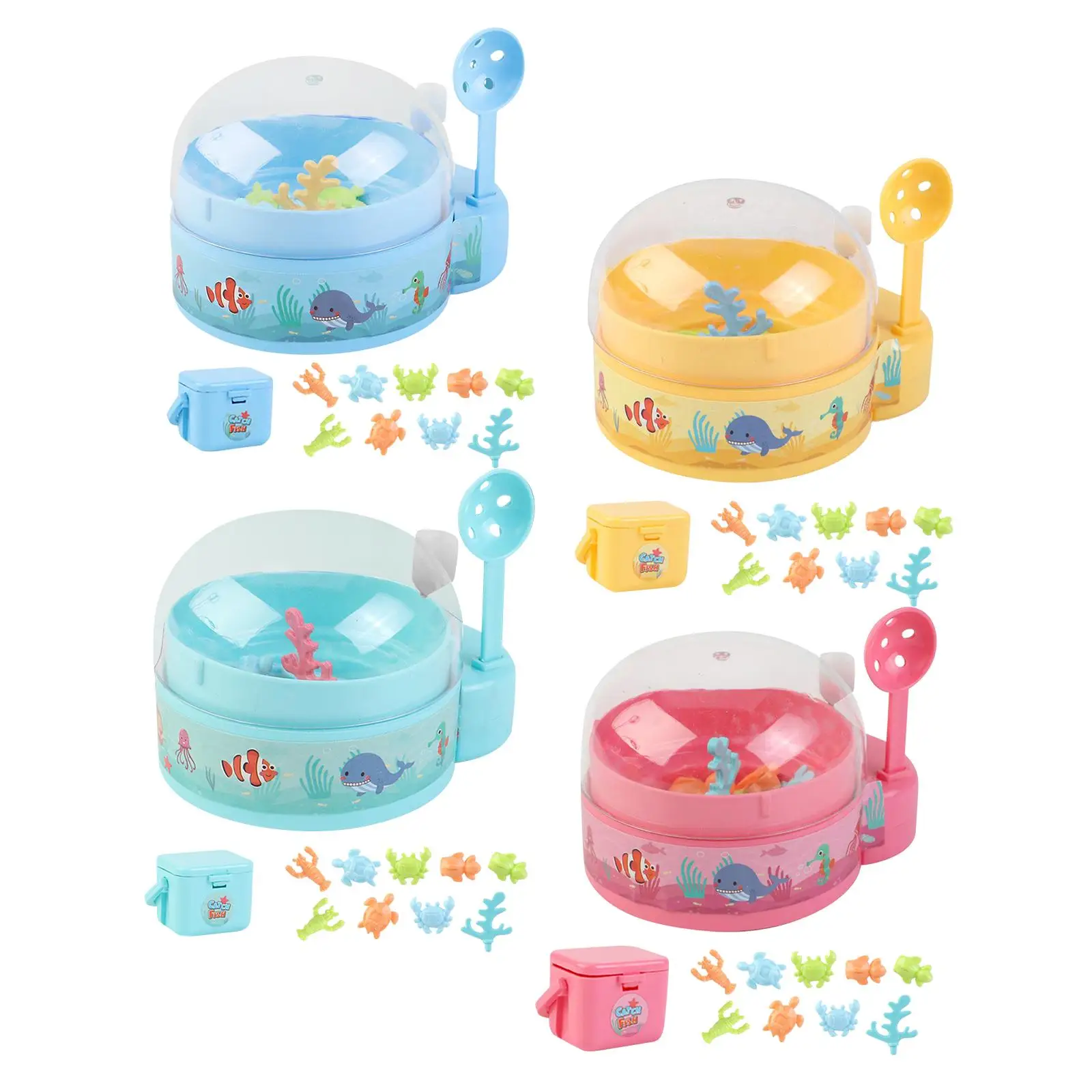 Educational Fishing Game Toy for Toddlers Mini Claw Machine Brain Teaser for Children