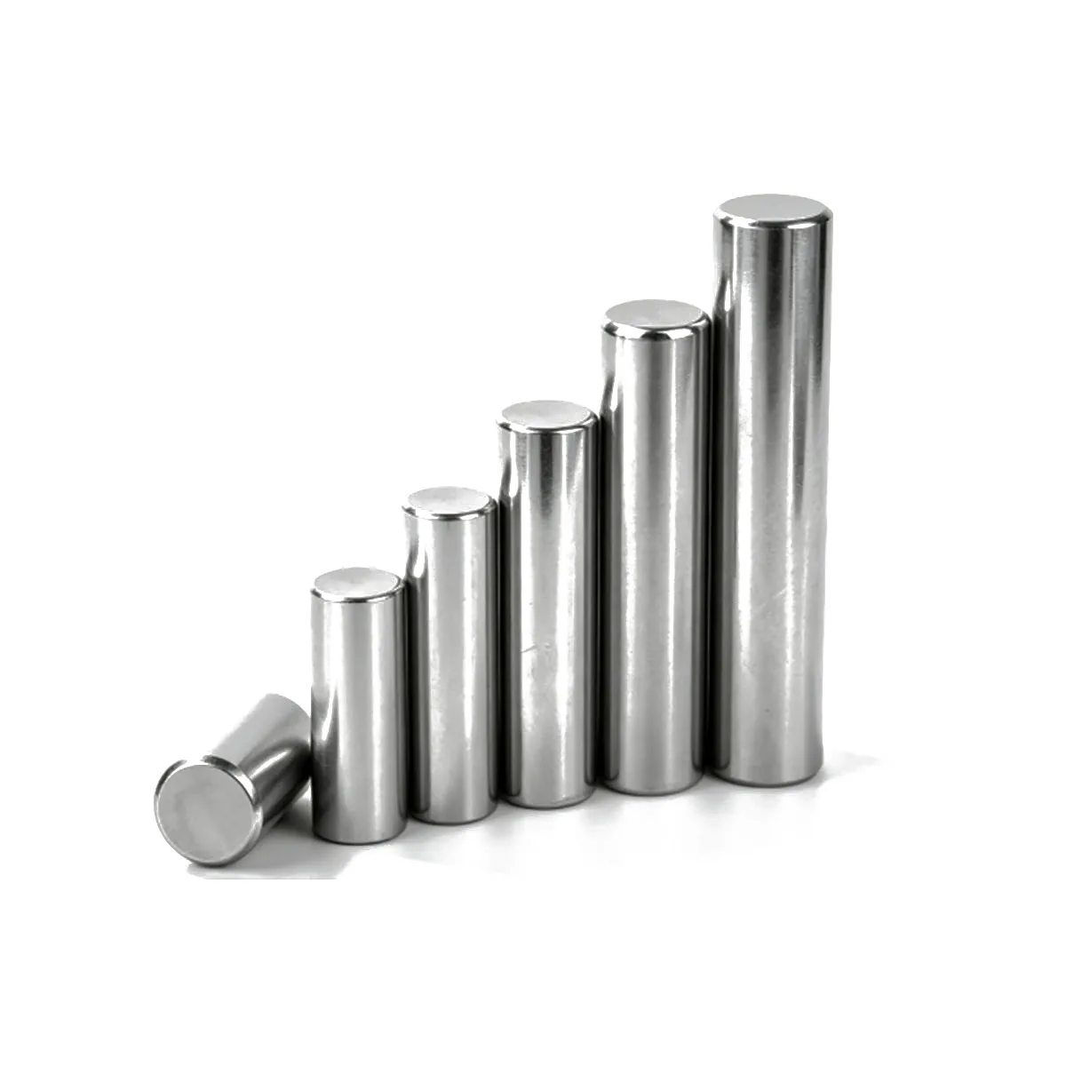 HRC58-62 Bearing Steel Solid Cylindrical Pin M2 M2.5 M3 High Hardening Positioning Fixed Parallel Pin Length 3-55mm