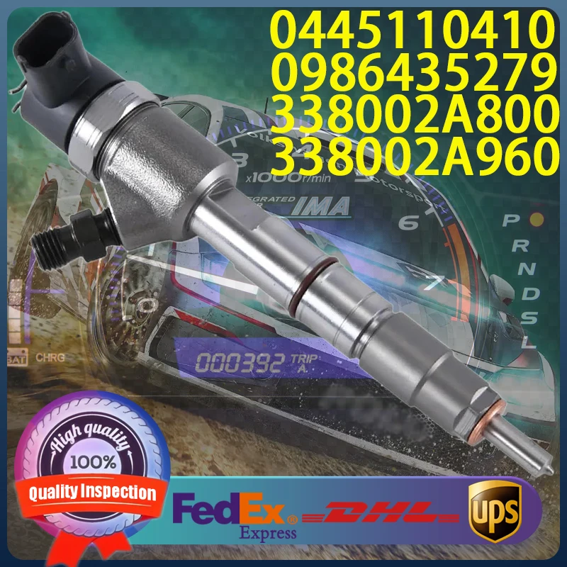 

0445110410 0445110411 0986435279 338002A800 338002A960 Common Rail Injector For HYUNDAI i40 TUSCON KIA CARENS IV 1.7 Engine