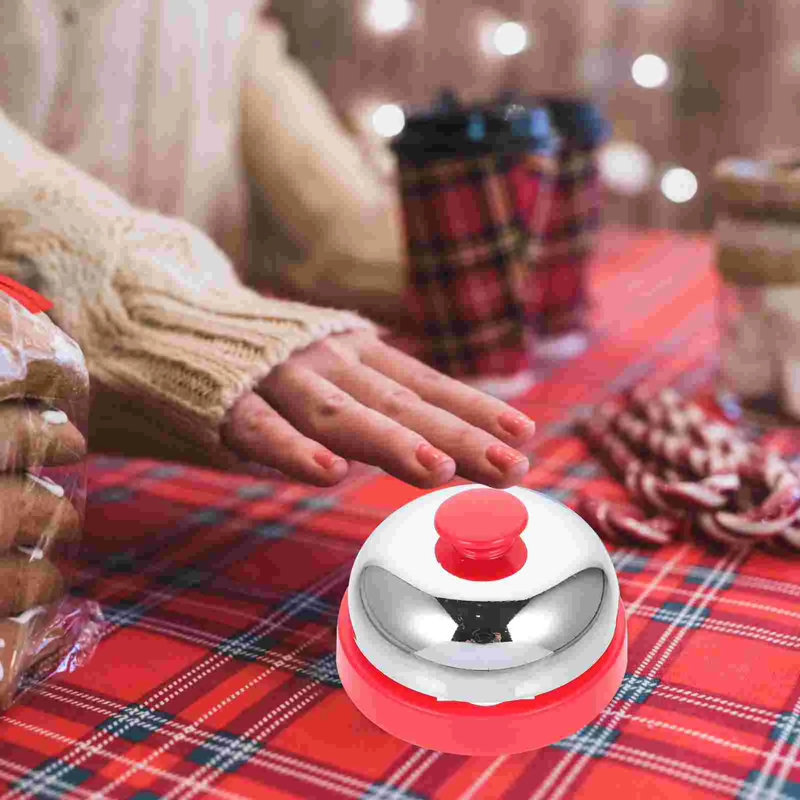 Restaurant Game Bell Counter Reception Bar Black Hand Pressing