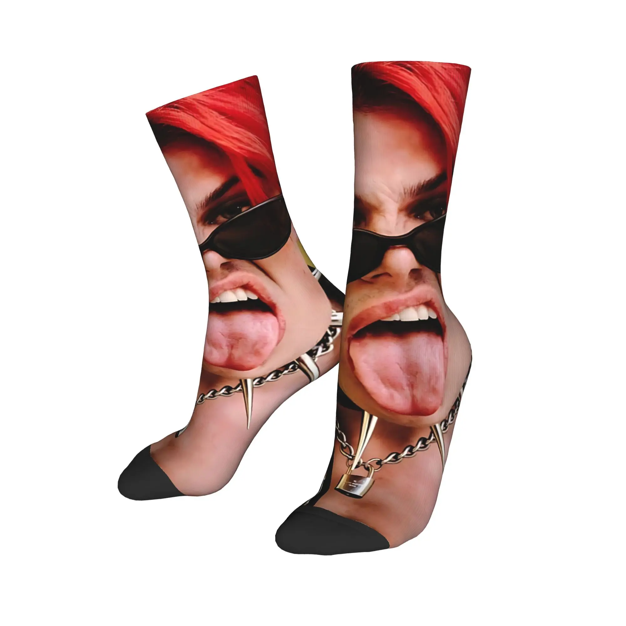 1 Pair Funny Crazy Sock for Men The Hip Hop Infusion Hip Hop Vintage Y-Yungblud Happy Quality Pattern Printed Crew Sock