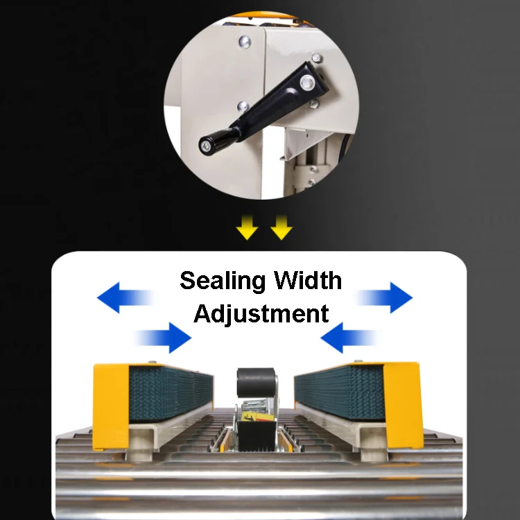 Picture 3: FXJ5050 Heavy Duty Auto Gum Tape Master Case Carton Sealers With Erector