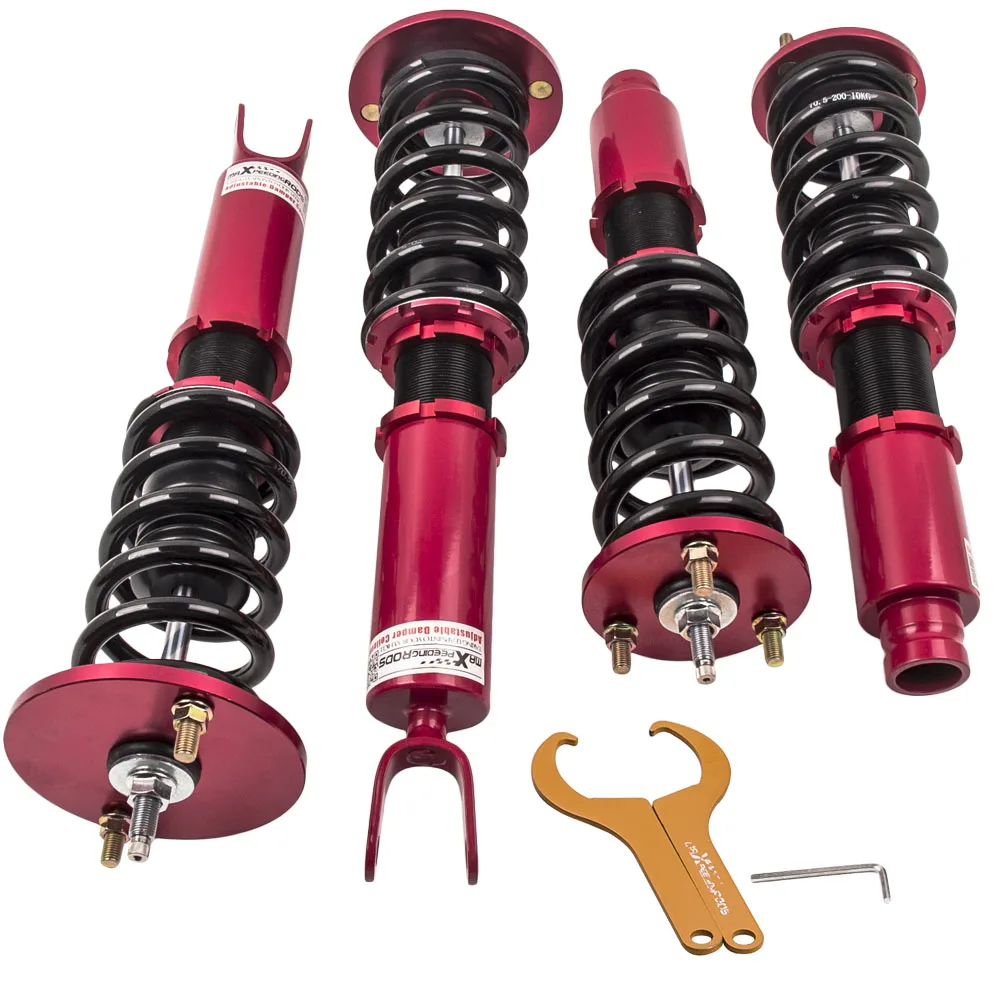 MaXpeedingrods Adj.Damper Coilover Shock Absorber for Honda Acura CL 1997-1999 Accord 1990-1997