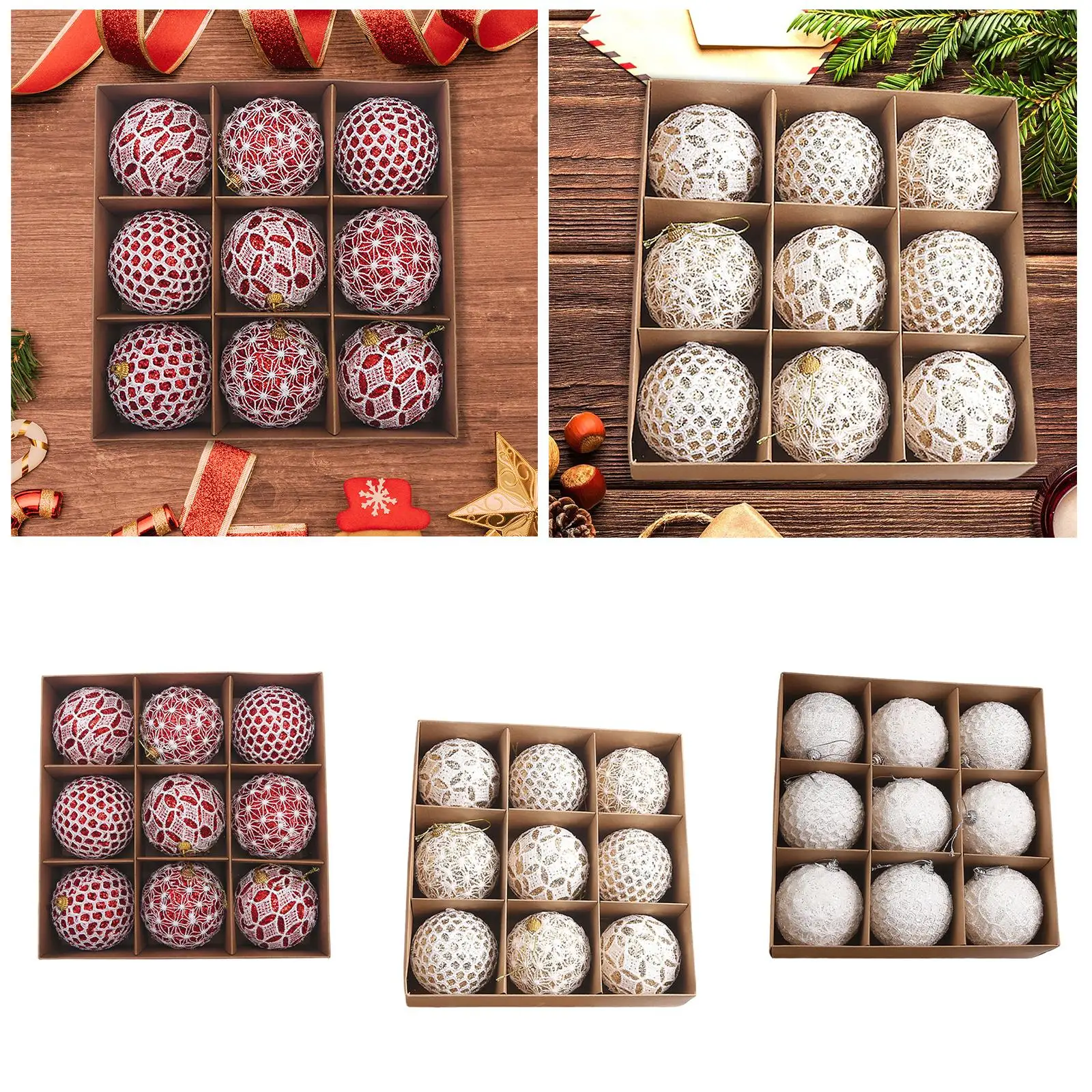 9X Christmas Ball O… - image
