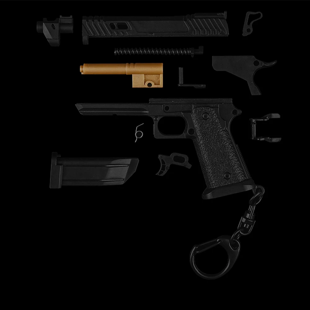 Tactische TTI VIPER sleutelhanger Airsoft Pistool Vorm Heren Mini Draagbare Decoraties Afneembare Sleutelhanger Sleutelhanger Cadeau Lege Hang-up