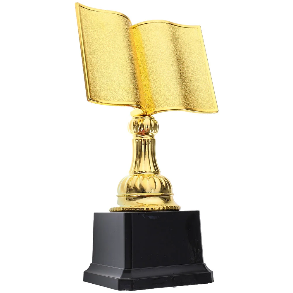Reading Trophy Kids Awards Book Funny Competition Decor Compact Delicate Sports Thumb Parent-child