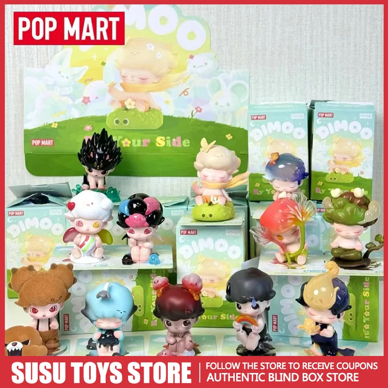 

Genuine POP MART Dimoo By Your Side Series Blind Box | Cute Anime Figure Mystery Box Toys Dolls Desktop Ornaments Collection Gif