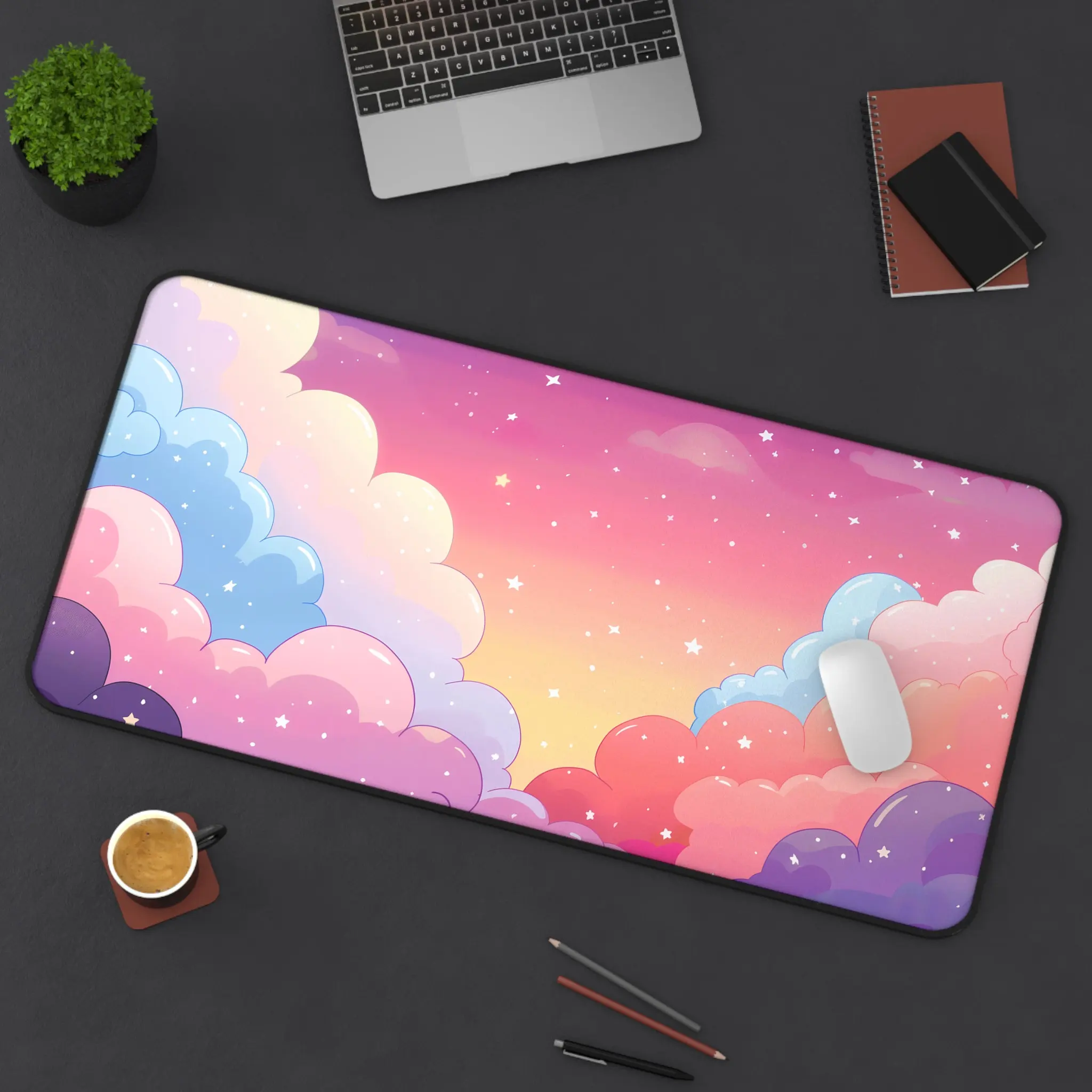 

Cloud Scenery Deskmat, Anime Style, A Soothing Desktop Decoration, Non-slip and Waterproof Mouse Pad, A Perfect Gift for Friends