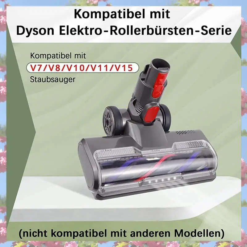 

T83C-2X Brush For Dyson V7 V8 V10 V11 V15 Vacuum Cleaner Electric Brush With Direct Drive Motor Head Turbine Brush