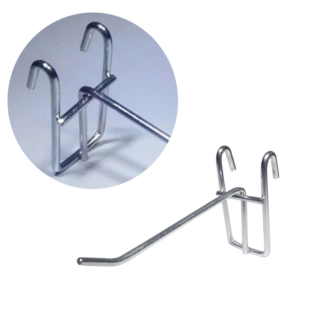 

20 PCS Mesh Hook Pegboard Accessory Clothe Shelf Hanger Pattern Hooks Multifunction Stainless Steel Hanging
