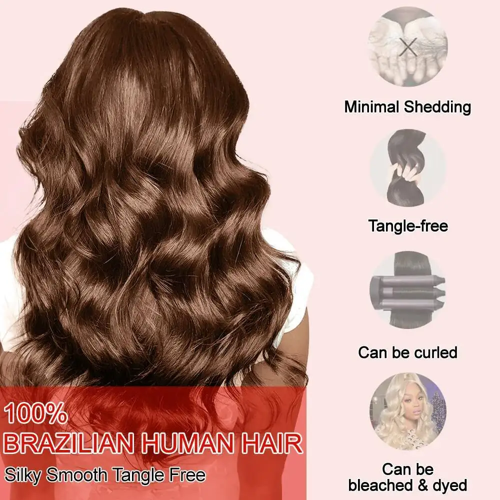 الشوكولاته الملونة 1/3/4 جسم الإنسان موجة البرازيلي فيجين الشعر العسل البني حزم نسج ملحقات 100% غير المجهزة