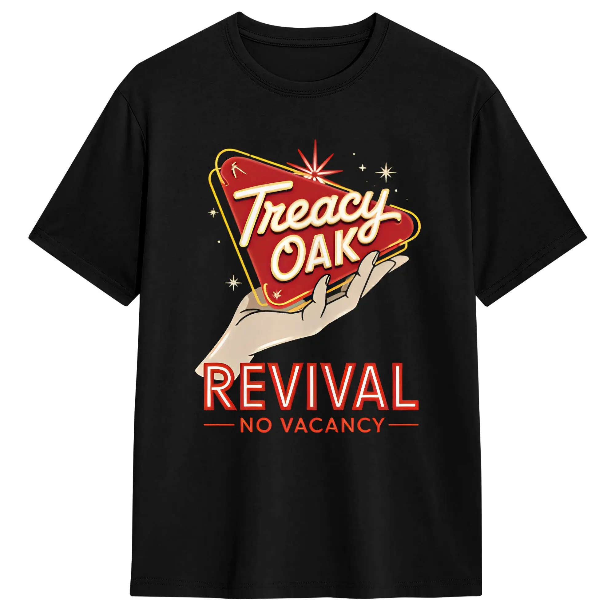 Men's Country Music Band Treaty Oak Revival T Shirt  100% Cotton Clothes Vintage Short Sleeve Crewneck Tees 6XL T-Shirts