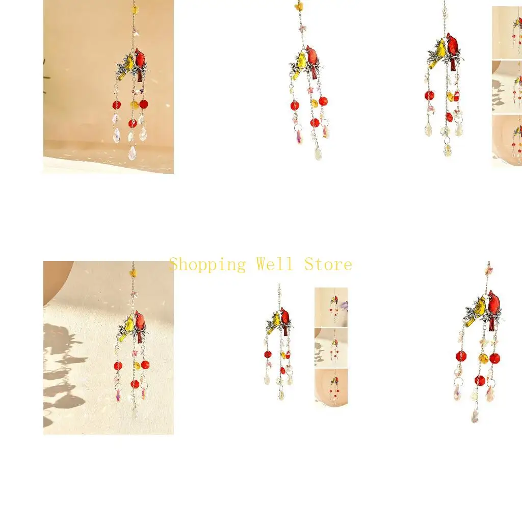 KX4B Charm Handmade Crystal Sunlight Catchers for Home Decoration and Relaxation