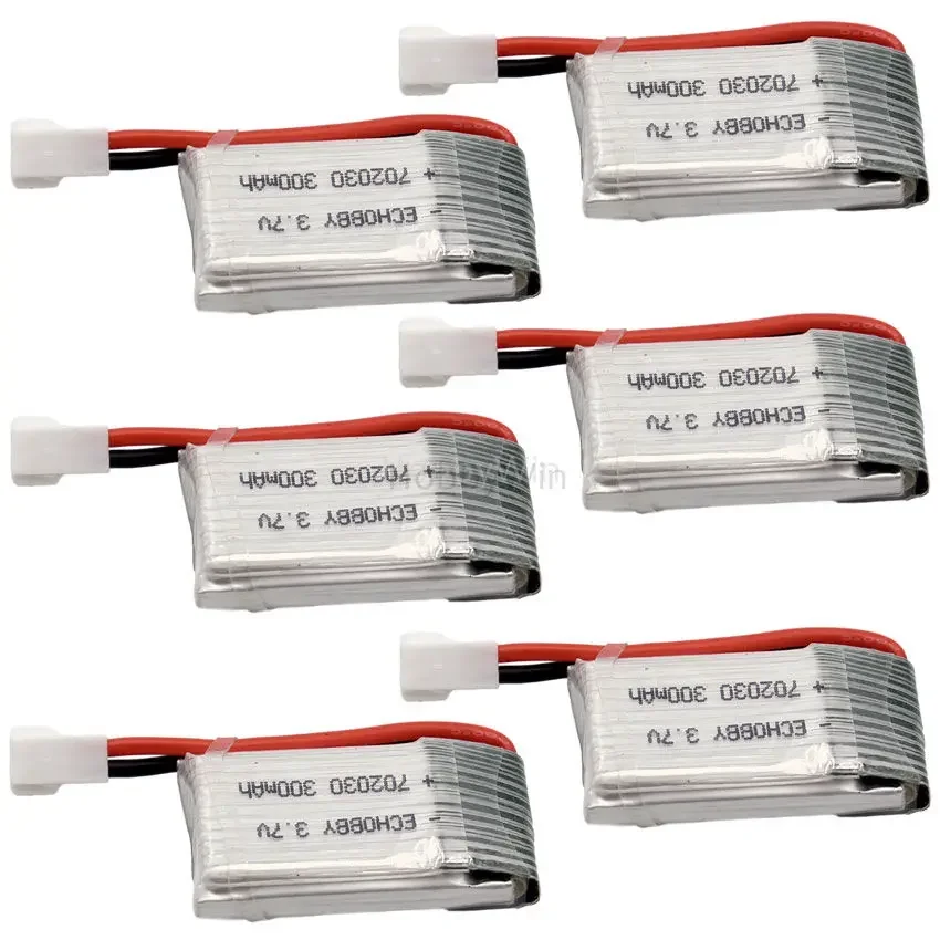 

3.7V 300mAh 25C LiPo Battery MX2.0-2P plug for mini size RC Helicopter FPV Drone Quadcopter