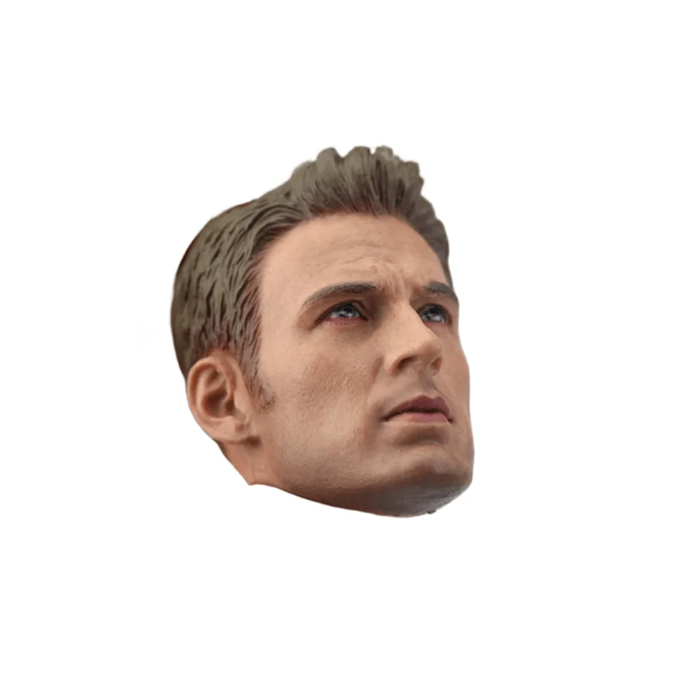 1/6 Scale หัวแกะสลัก Chris Evans ทหารชายกัปตัน PVC เหมาะสําหรับ 12 นิ้วรูปตุ๊กตาของเล่น