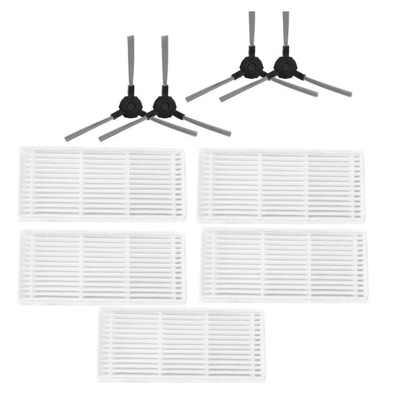 جهاز آلي لتنظيف الأتربة فلتر HEPA فرش جانبية لـ Midea VCR03 VCR01/VCR12 جهاز آلي لتنظيف الأتربة فرشاة أجزاء الملحقات