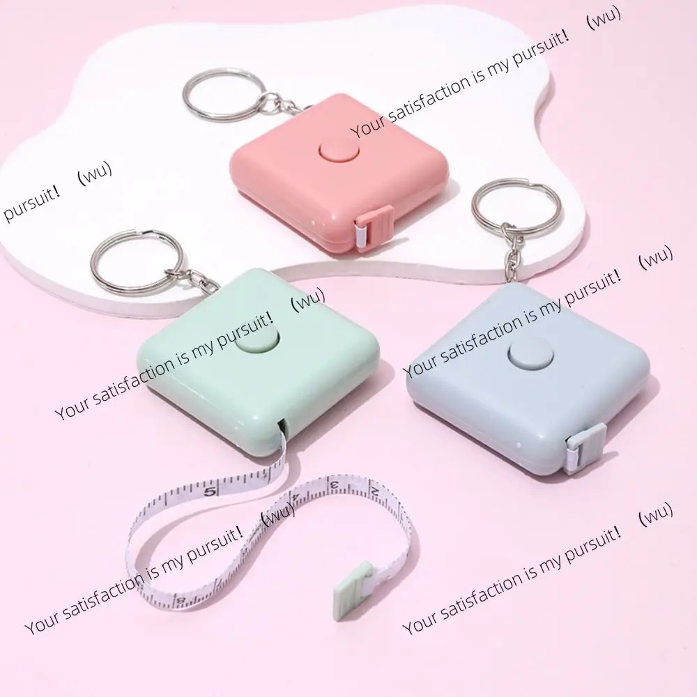 ZOCI-Mini Tape Measure Retractable Tape Plastic Square Measurements Tool Portable Sewing Accessories