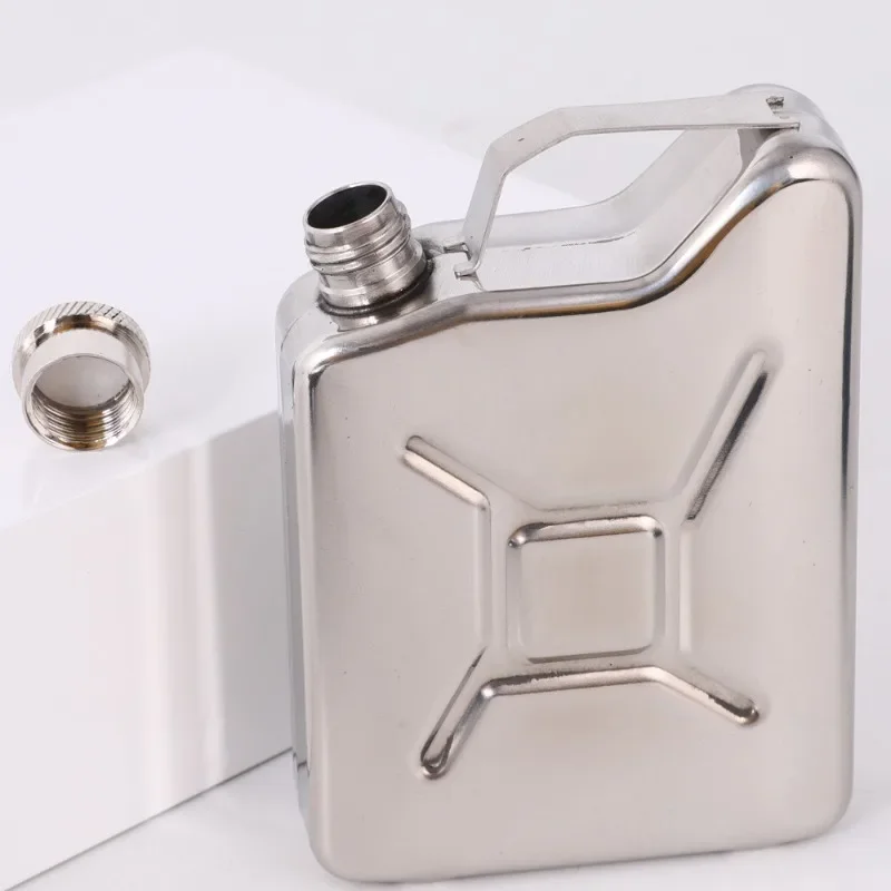 1PC Portable Outdoors Sports Wine Whisky Pot Bottle Hip Flasks Drinker Alcohol Bottle Drinkware Stainless Steel Water Reservoir