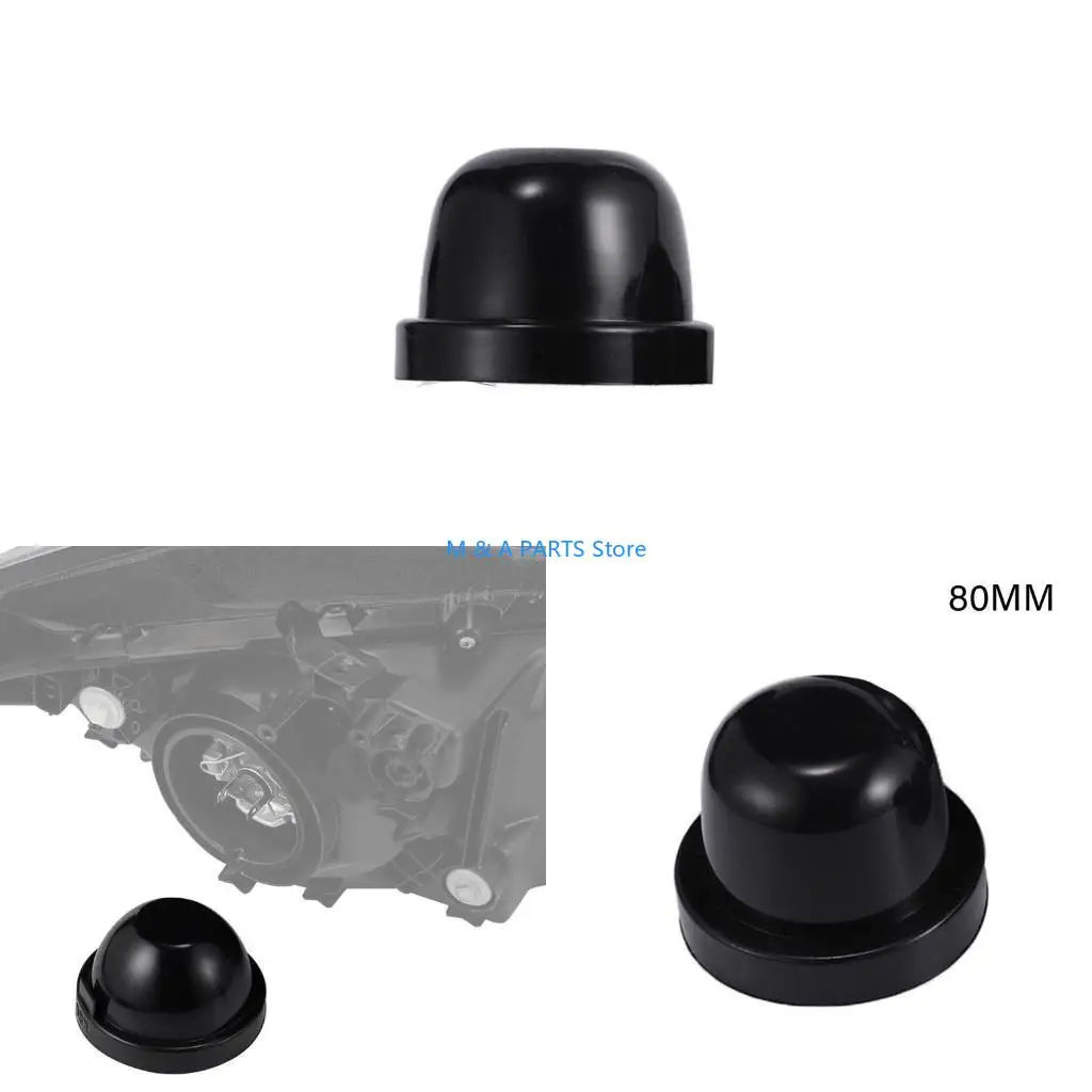 

U1JF Waterproof Rubber Housing Gasket Seal Cap Dustproof Cover for LED Headlight Conversion Retrofit-LED Headlamp Bulb