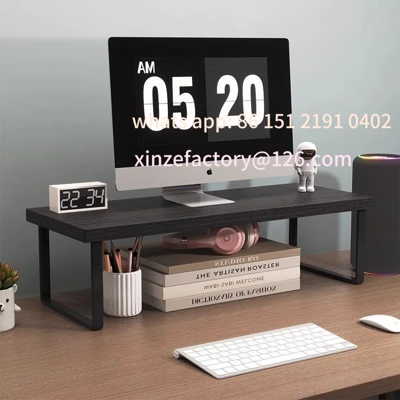 Customizable Hot 30/40cm Desktop Computer Heightening Shelf Home Office Storage Holders Rack Base Bracket Monitor Raising Stand