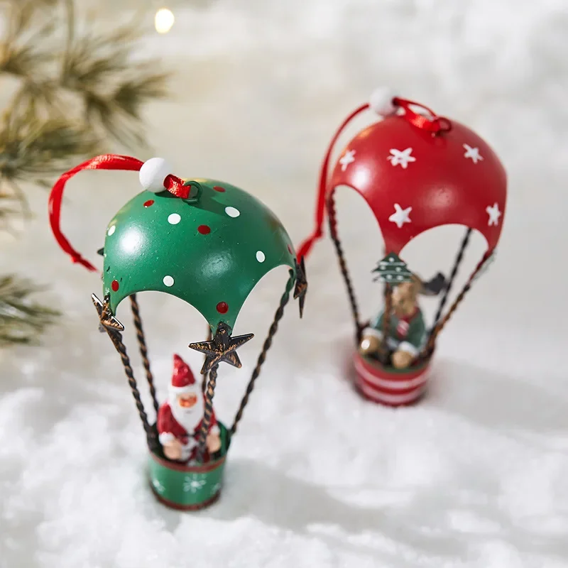 Christmas Decorations Creative Christmas Tree Hangers Christmas Santa Claus Elk Window Display Pendants