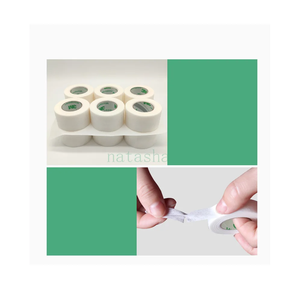 10pcs Tape Surgical Tape Eyelash Extension apprication Medical breathable lash tape microporous breathable paper