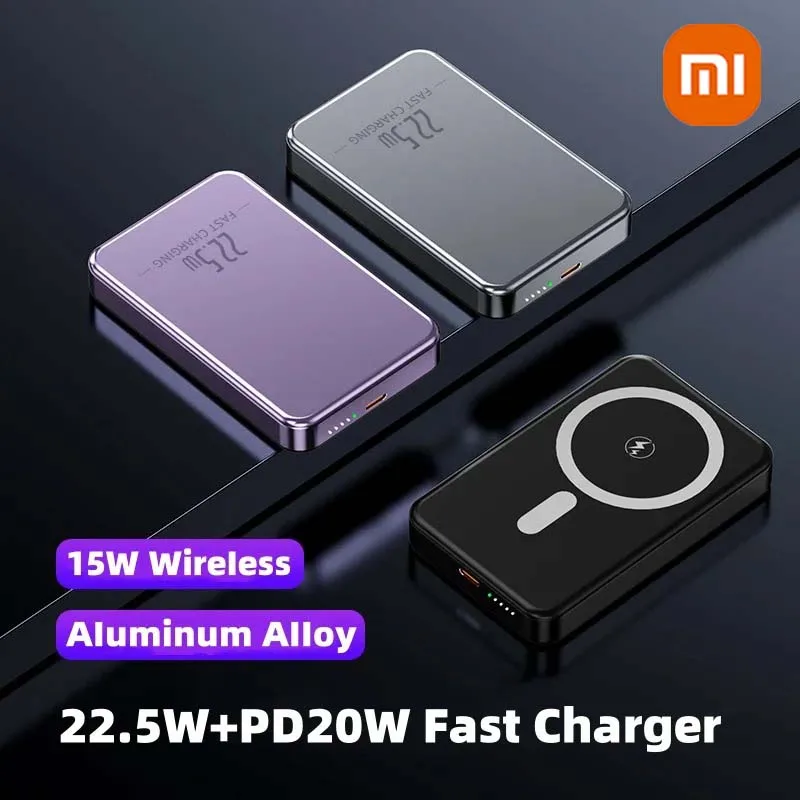 Xiaomi 22.5W Magnetic PowerBank 100000mAh Large Capacity Wireless Fast Charger Portable Power Supply for iPhone