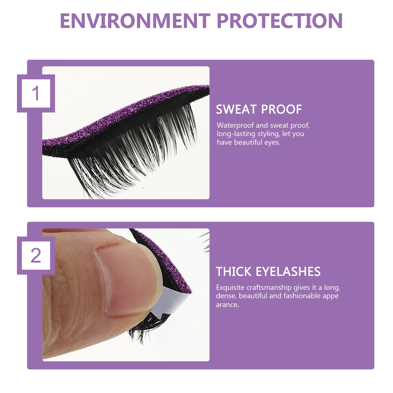 

Adhesive Eye Makeup Eyeliner Sticker Strip Waterproof Women Men Eyelash Decal For Cosplay Festival Party Daily Use