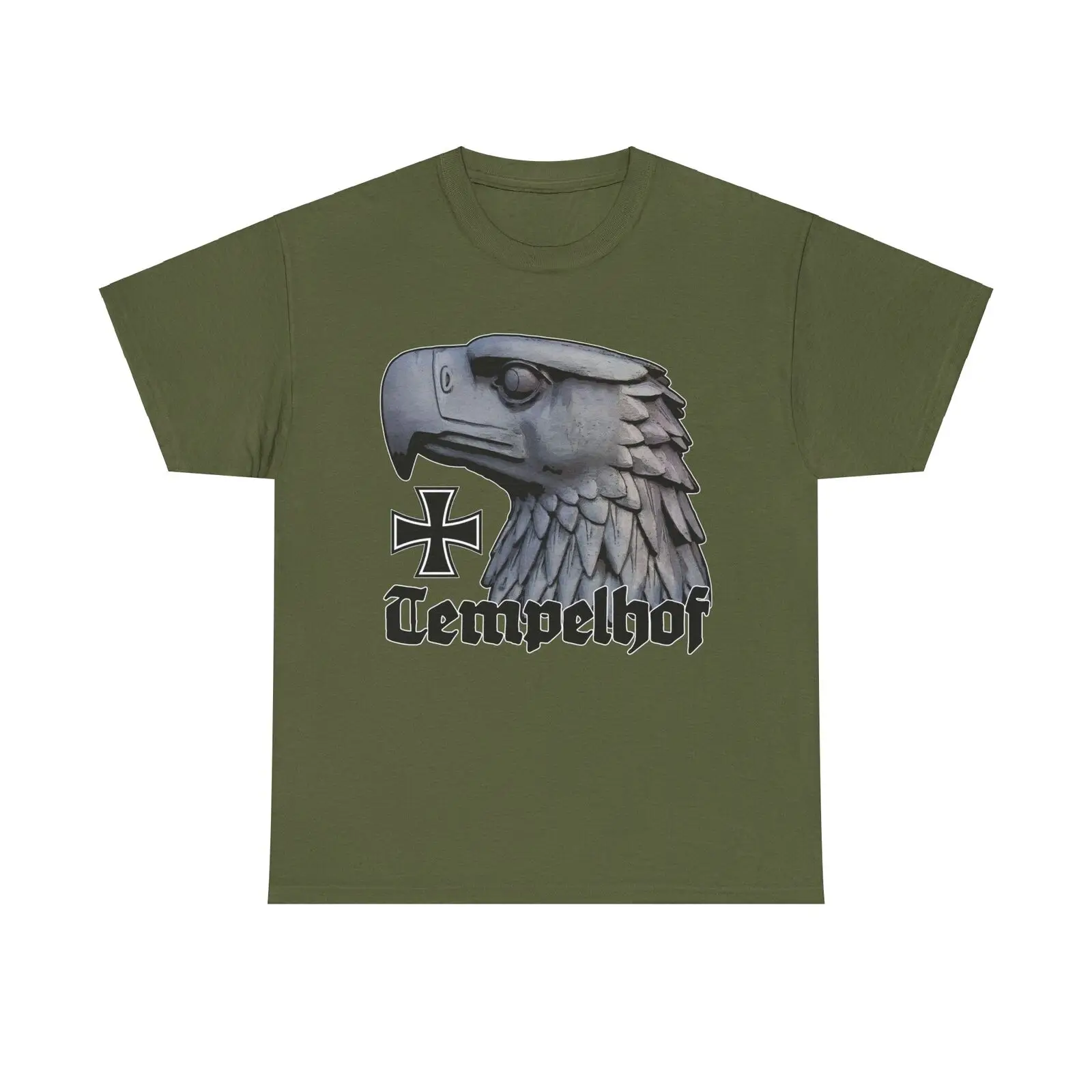 II wojna światowa niemiecka świątynia Luftwaffe Yard głowa orła T-Shirt 100% bawełna O-Neck z krótkim rękawem letnia koszulka męska na co dzień rozmiar S-3XL