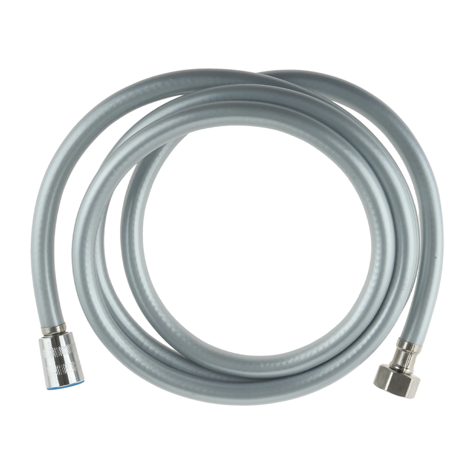 1.5m/2m PVC Shower Hose Standard 1/2” Flexible Leak-Proof Shower Hoses Bathroom Accessorie w/ Chrome Low Pressure Shower Tubing