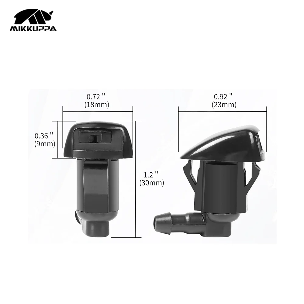 MIKKUPPA 2 uds boquilla limpiaparabrisas chorro de pulverización OEM 85381-AE020 para Toyota Corolla Camry Sienna Hilux Tacoma