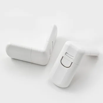 Durevole serratura di sicurezza per bambini multifunzione in plastica comoda fibbia di bloccaggio del cassetto frigorifero con serratura di protezione di sicurezza bianca