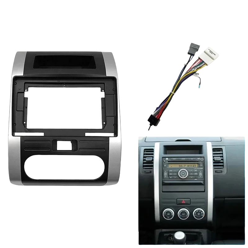 

10 Inch Car Frame Fasica Adapter Android Radio Dash Fitting Panel Kit For Nissan X-Trail Xtrail 2 T31 MX6 Qashqai Cefiro